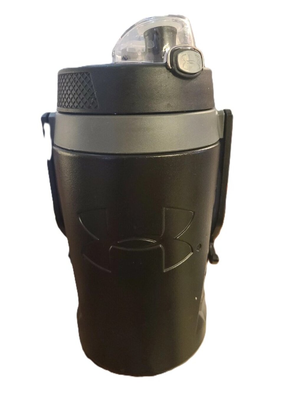 Under Armour Sideline 64oz Thermos Black/Grey Water Jug w/ Handle